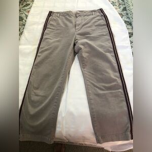 Sundry Size 28 Khakis with side stripe.
